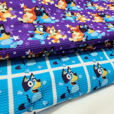 China Viable Low Price Customized Bullet Fabric Digital Printing Liverpool Knitted Polyester Fabric For Bow for sale