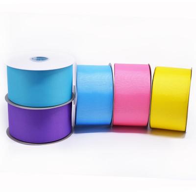 China Single face 3 inch 75 mm solid grosgrain ribbon for sale