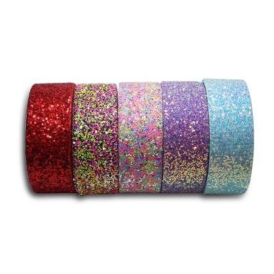 China New Design Sustainable Grosgrain Ribbon Glitter 3