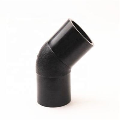 China HDPE 45DEG Elbow Fittings Which Can Be Connected In PVC Pipes for sale