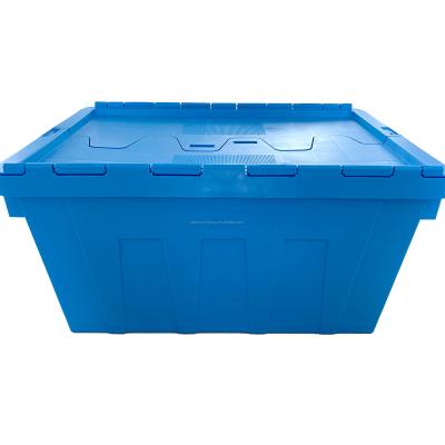 China Blue Plastic Box /Storage Box/PE Solid Injection Box Turnover Box for sale