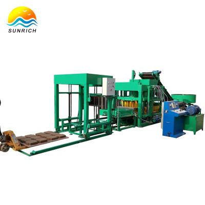 China Buliding Construction QT4-15 Fully Automatic Hydraulic Concrete Interlocking Hollow Block Making Machinery for sale