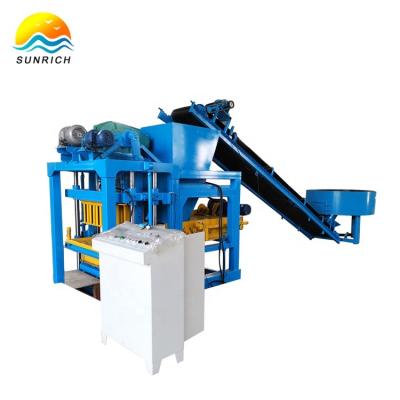 China Buliding Construction QTJ4-28 Interlocking Cement Brick Block Making Machine in Ghana Price for sale