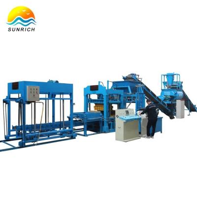 China Automatic Buliding Construction QT6-15 Block Making Machine Concrete Hollow Brick Block Making Machine for sale