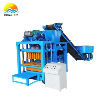 China Buliding Construction QTJ4-28 Automatic Paver Block Making Machine Concrete Hollow Block Maker Machine for sale