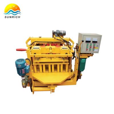 China Buliding Construction QT40-3A Saudi Arabia Movable Concrete Block Making Machine Price for sale