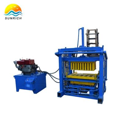 China Buliding Construction QT4-30 Lowest Price Automatic Hydraulic Press Paver Wall Block Brick Making Machine for sale