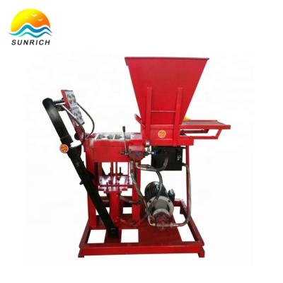 China Automatic Construction ECO2-25 Clay Soil Interlocking Brick Making Machine from Buliding in Africa for sale