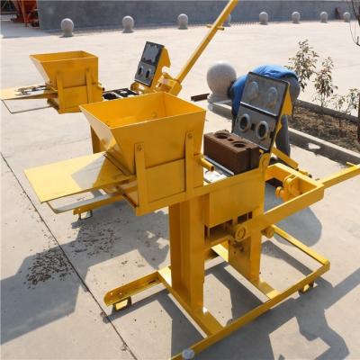 China Construction QMR2-40 Clay Interlocking Block Machines Manual Buliding in Africa Countries for sale