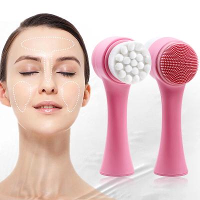 China Skin Tightening 2021 Portable Waterproof Sonic 5 in 1 Facial Cleansing Brush for sale