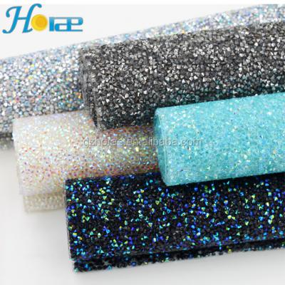 China Flatback fashion ab color iron on trim cheap resin rhinestone beaded rhinestone sheet wa007 for sale