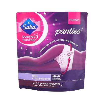 China Aseptic Cosmetics Plastic Packaging Bag For Sanitary Napkins Panties for sale