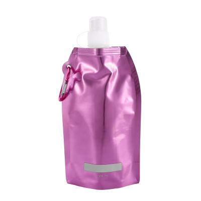 China Safety Plastic Stand Up Pouch With Spout For 500ml Water Bottle Beverage for sale