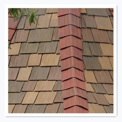 China Retro Inspired Natural Synthetic Wood Plastic Roofing Shingles for sale