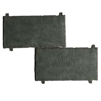 China China Traditional Gray Durable Natural Stone Pattern Synthetic Slate Roof Tile for sale