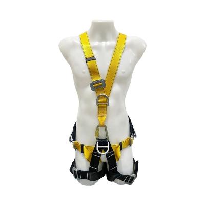 China High Strength Retractable Lifeline Waist Belt Lineman Electrician Fall Protection Full Body Rescue Safety Harness For Construction for sale