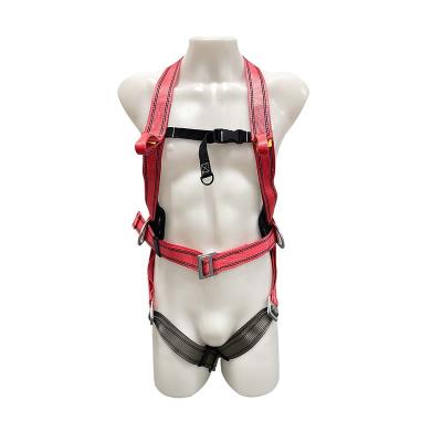 China High Strength Customized D Clip Full Tree Mountaineering Body Seat Belt Adjustable 5 Point Body Harness Waist Industrial Safety Harness for sale