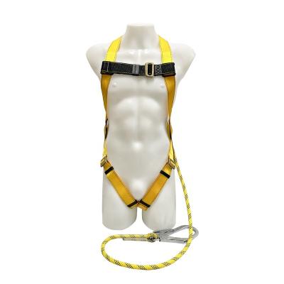 China High Waist Adjustable Working CE Safety Belt/Fall Arrest/Aerial Work/High Quality Fall Protection Construction To Work Full Size Industrial Construction Body Safety Harness for sale