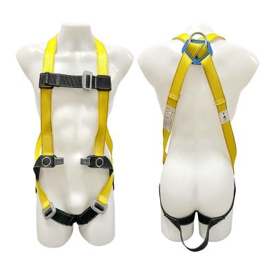 중국 Full Body Stunt Safety Harness Parts Name Rescue High Strength Construction Scaffolding Climbing Roof Work Safety Belt CE Standard 판매용