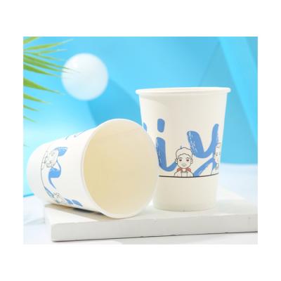 China Custom Printed Disposable Beverage Wrapping Paper Reusable Hot Coffee Cup With Good Price for sale