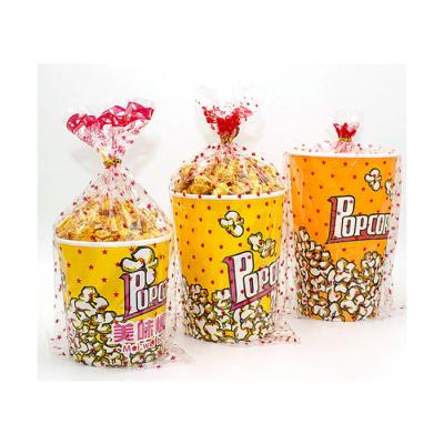 China Hot Sale New Design Great Price Disposable Food Grade Paper Packaging Popcorn Boxes for sale