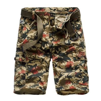 China Breathable Fine Quality Fashion Summer Gym Cotton Camouflage Cotton Casual Gym Shorts For Men for sale