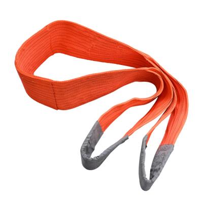 China High Tenacity 100% Polyester Factory Outlet Webbing Sling Lifting Sling Polyester Flat Sling for sale