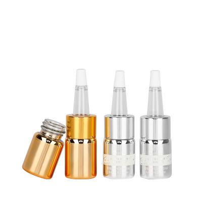 China Wholesale Personal Care Cosmetics Glass High End Dropper Bottles Are Available In Two Colors for sale