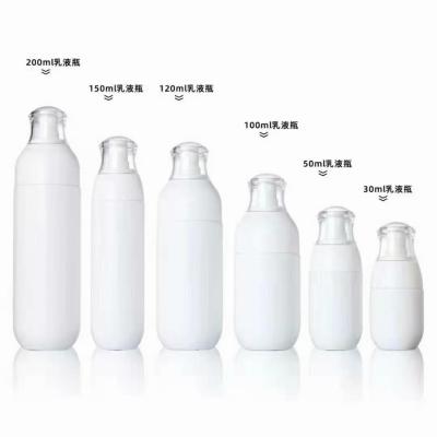 China BEAUTY PACKAGING 200ml Pet Shampoo Bottle With Pump Empty Pet Plastic Bottle Cosmetic Toner Bottle For Skincare Packaging Manufacturers for sale