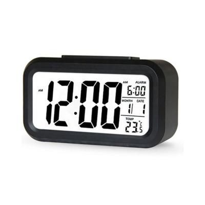 China Files LED Digital Children Alarm Clock Electronic Backlight Temperature Thermometer Calendar Nap Smart Mute Function for sale