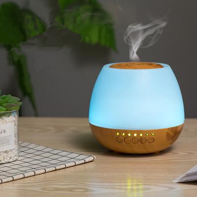 China Ultrasonic Car Essential Oil Aroma Diffuser Humidifier Fogger BT Speaker with Color LED Night Light for Home Car USB for sale