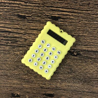 China Mini Biscuit Shape Calculator Cute Universal Purpose Biscuit Shape Calculator Wholesale Calculator Wholesale Calculator Promotion Gift 8 Chained Digital Calculator for sale