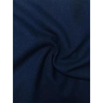 China Water Resistant Yarn Dyed Dark Gray Wool Woven Polyester Fabric For Cover for sale