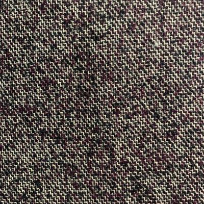 China Stain Water Resistant Wholesale Cricoid Purple Black Small Ripple Wool Pure Cotton Twill Fabric for sale