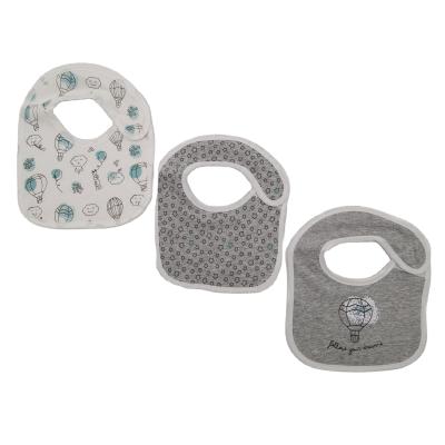 China Hot Selling OEM High Quality Multiple Patterns QUICK DRY Printed 100% Cotton Baby Bib for sale