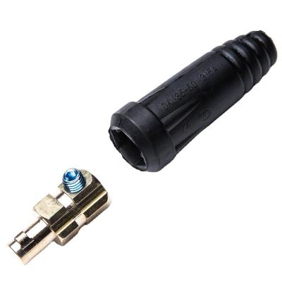 China For Welding Machine Euro Style Cable DKJ35-50 Connector Plug For Welding Machine for sale