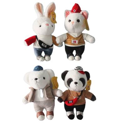 China Hot Selling Toy Wholesale Stuffed Bear Rabbit Cat Rabbit Plush Toy Dress Doll Girl Gift for sale