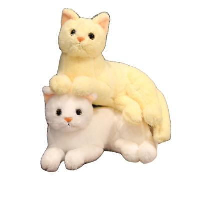 China Plush Cat Stuffed Toy Plush Stuffed Animal Doll Simulation Children Sleeping Doll for sale