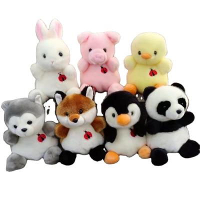 China Panda Animal Rabbit Toy Stuffed Animal Forest Plush Duckling Pig Fox Husky Rag Doll for sale