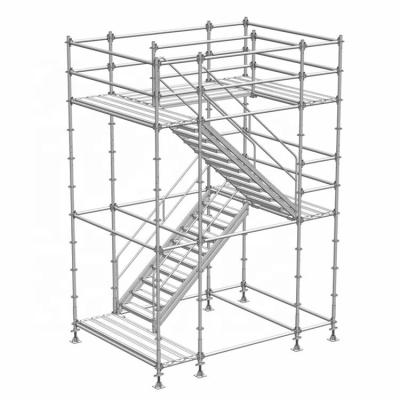 China Mall Hot Dip Galvanizers Q235 Steel Frame Moving Galvanized Layher Tower Ringlock Scaffolding System for sale