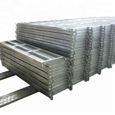 China Construction Metal Scaffolding Galvanized Steel Planks With Catwalk for sale