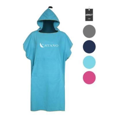 China Poncho Towel With Beach Surf QUICK DRY Changing Poncho Hooded Towel for sale