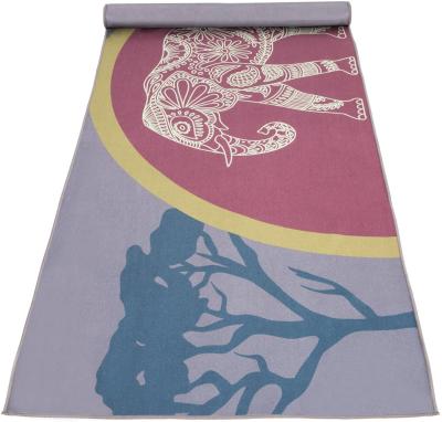 China Wholesale Eco Friendly Yoga Mat Towel Absorbent Warm Yoga Towels Suede Yoga Towel Viable Non Slip Sweat for sale