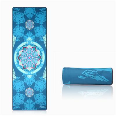 China Wholesale QUICK DRY Eco Friendly Custom Printed Super Absorbent Anti Slip Microfiber Yoga Towels for sale