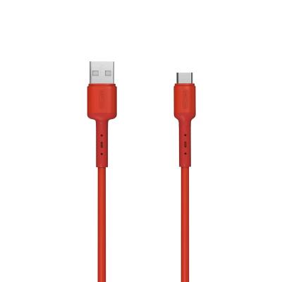 China Multicolor Skin-friendly Quick Charge Type Data Transmission 2.4A MC04 PVC Fast Charge Cable for sale