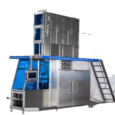 China Aseptic Milk Carton Food Juice Filling Packing Machine for sale