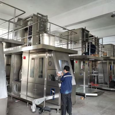 China Food Factory Make Aseptic Juice Milk Brick Carton Packing And Filling Machine 200ml 500ml 1000ml for sale