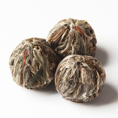 China Handmade Blooming Flower Tea, Matched Blooming Green Tea Ball Blooming Green Tea Ball for sale