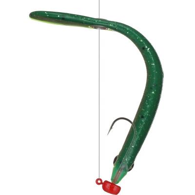 China New Arrival 10cm 6g TPR Plastic Lure Simulation Loach Lure Worm Soft Plastic Bait Re-00r-001 for sale