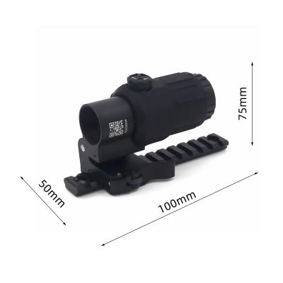 China Spike Support Custom Logo Red Dot Gun Side-Doubled Magnified Sight Scope 22mm 11mm for sale